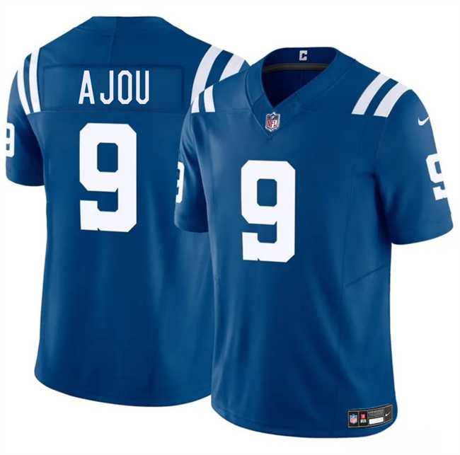 Men & Women & Youth Indianapolis Colts #9 Ajou Ajou Blue 2025 F.U.S.E. Vapor Limited Stitched Jersey